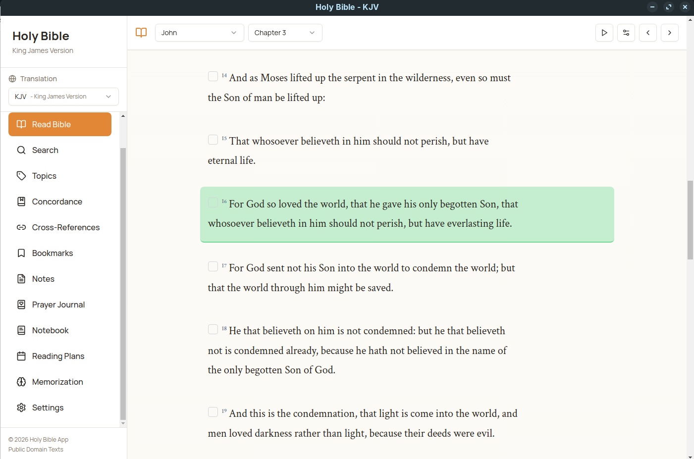 Bible - Holy Scriptures for Linux by Castillo312