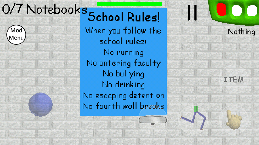 Baldi'S Basics In Education And Learning Mod Menu Download - Colaboratory