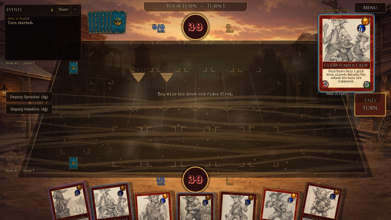 Screenshot 2 for Goblins and Gunslingers TCG