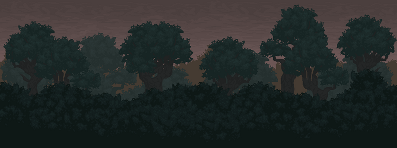 Pixel Fantasy Deep Forest by Szadi art.