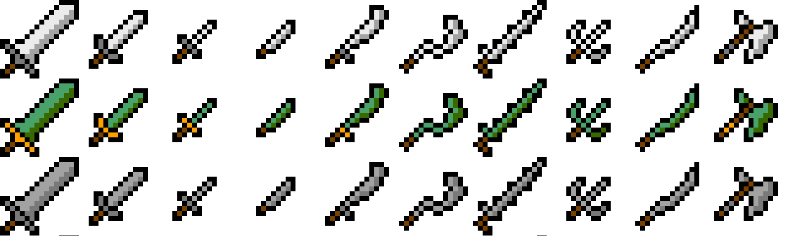 Simple Weapons and Tools by Ken_Uuu