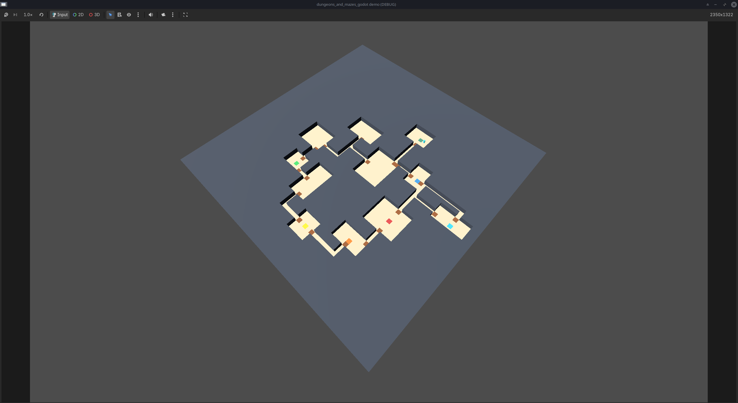Dungeons and Mazes flyover scene
