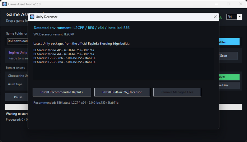 Game Asset Tool by SANCHEI