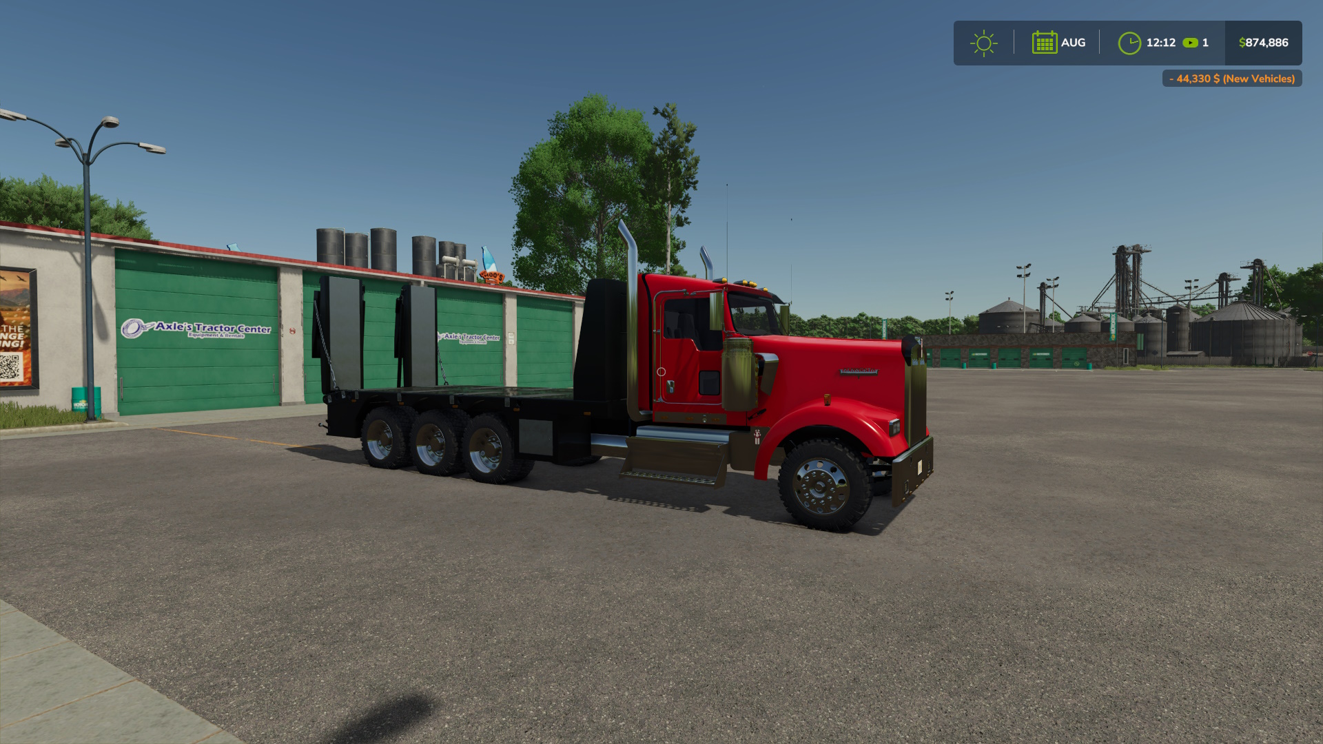 Screenshot 2 for FS25_KW900_Flatbed
