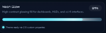 HTML5 Progress Bars UI Bundle – XP, Stats & HUD Elements (10-in-1 Pack ...