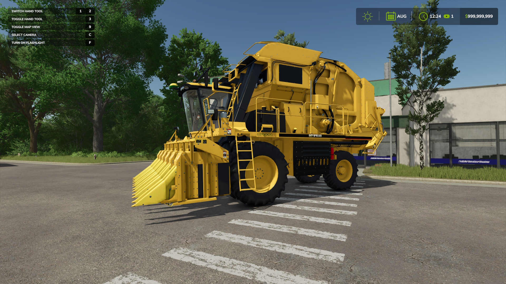 Screenshot 2 for FS25_Cat_Round_Bailer