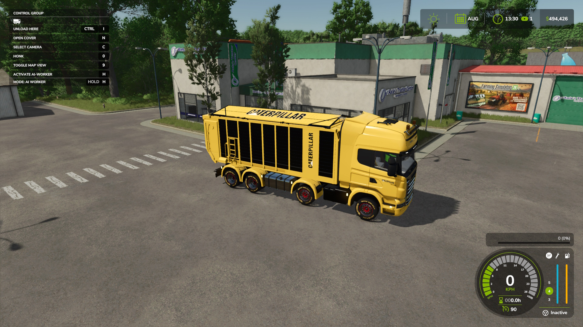 Screenshot 4 for FS25_Scania_TGX_Cat
