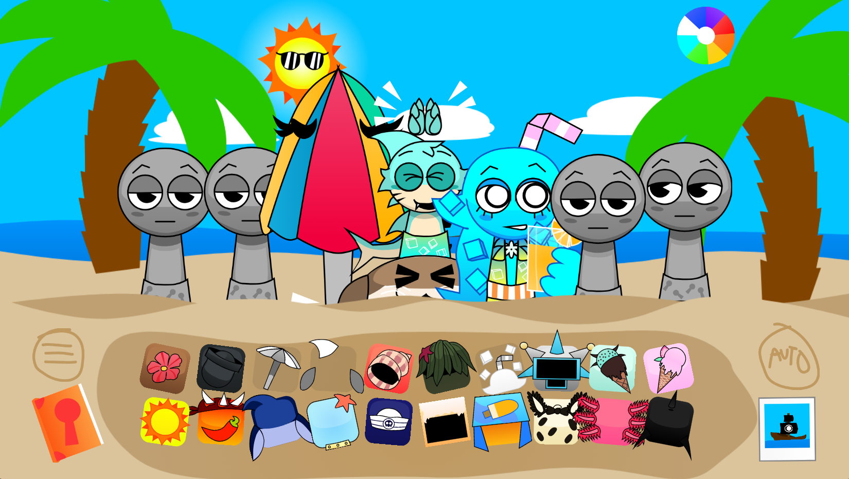 Screenshot 4 for Incredicoast Sprunksea!(incredibox sprunki beach)