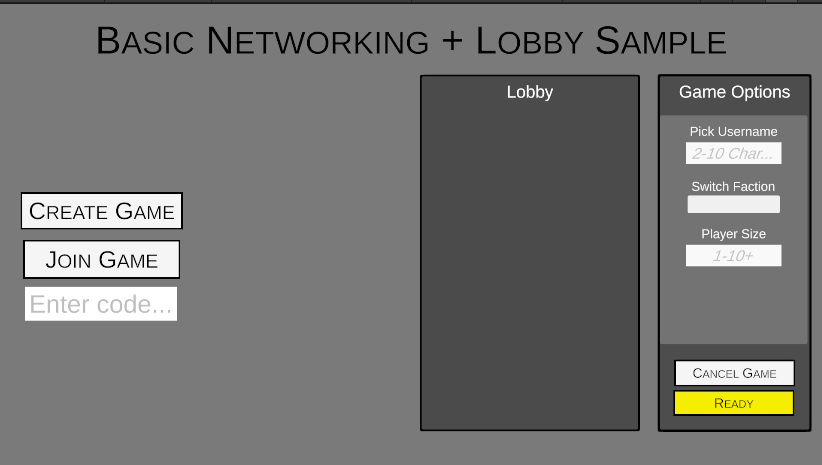 Network Lobby System 1.0 by Frkn