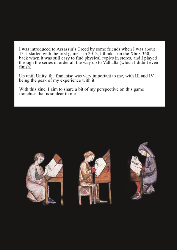 Screenshot 3 for A False History - An Assassin's Creed zine [EN]/[PT-BR]