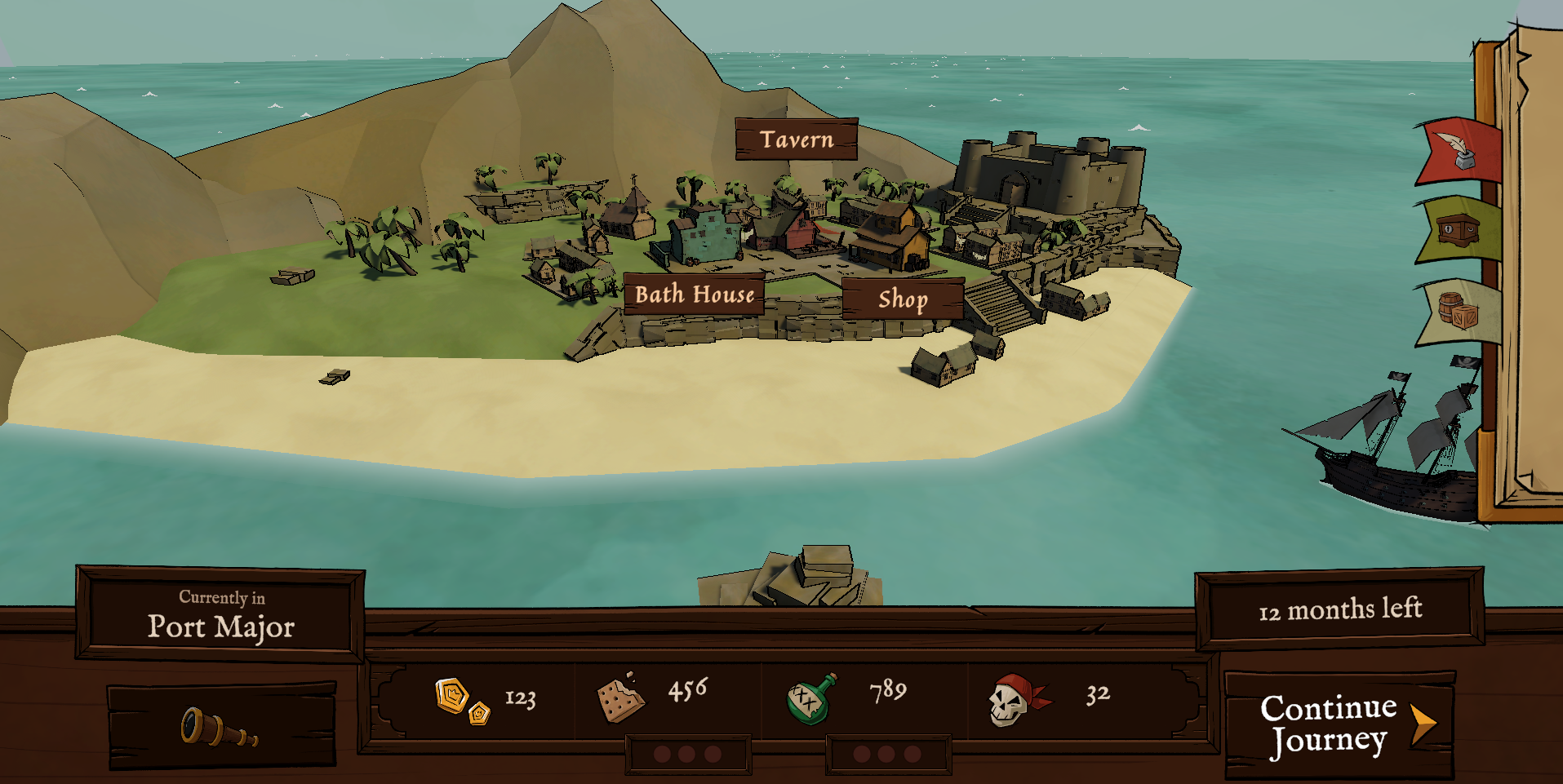 Screenshot 5 for Seven Years at Sea (prototype)