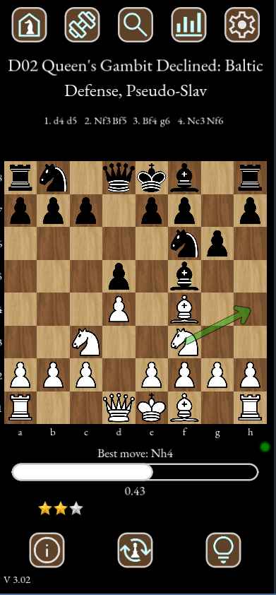Screenshot 2 for Vienna Chess Rat - The Friendly Chess Opening Trainer
