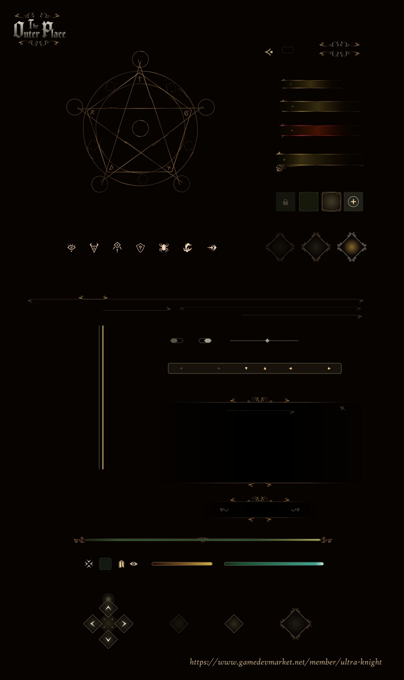 SURVIVAL HORROR GAME UI ASSET PACK - [The Outer Place] - SURVIVAL ...