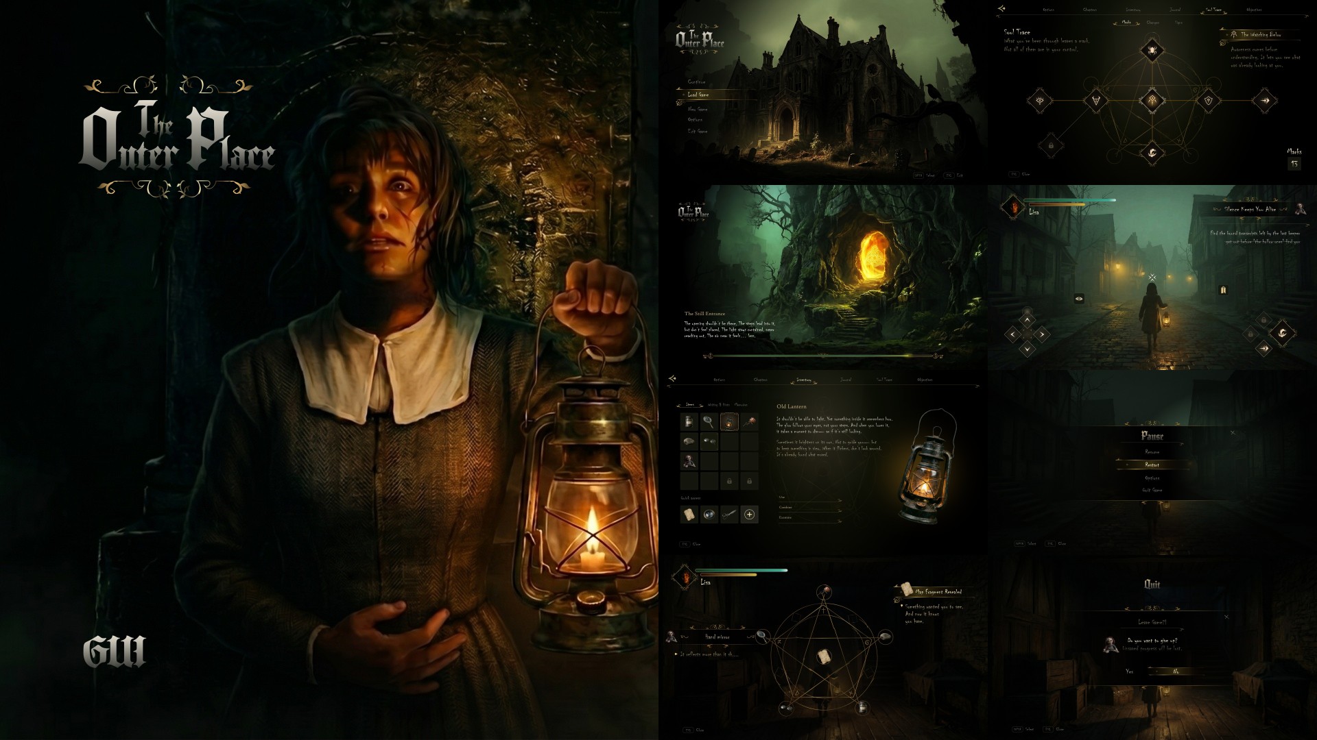 SURVIVAL HORROR GAME UI ASSET PACK - [The Outer Place] - SURVIVAL ...