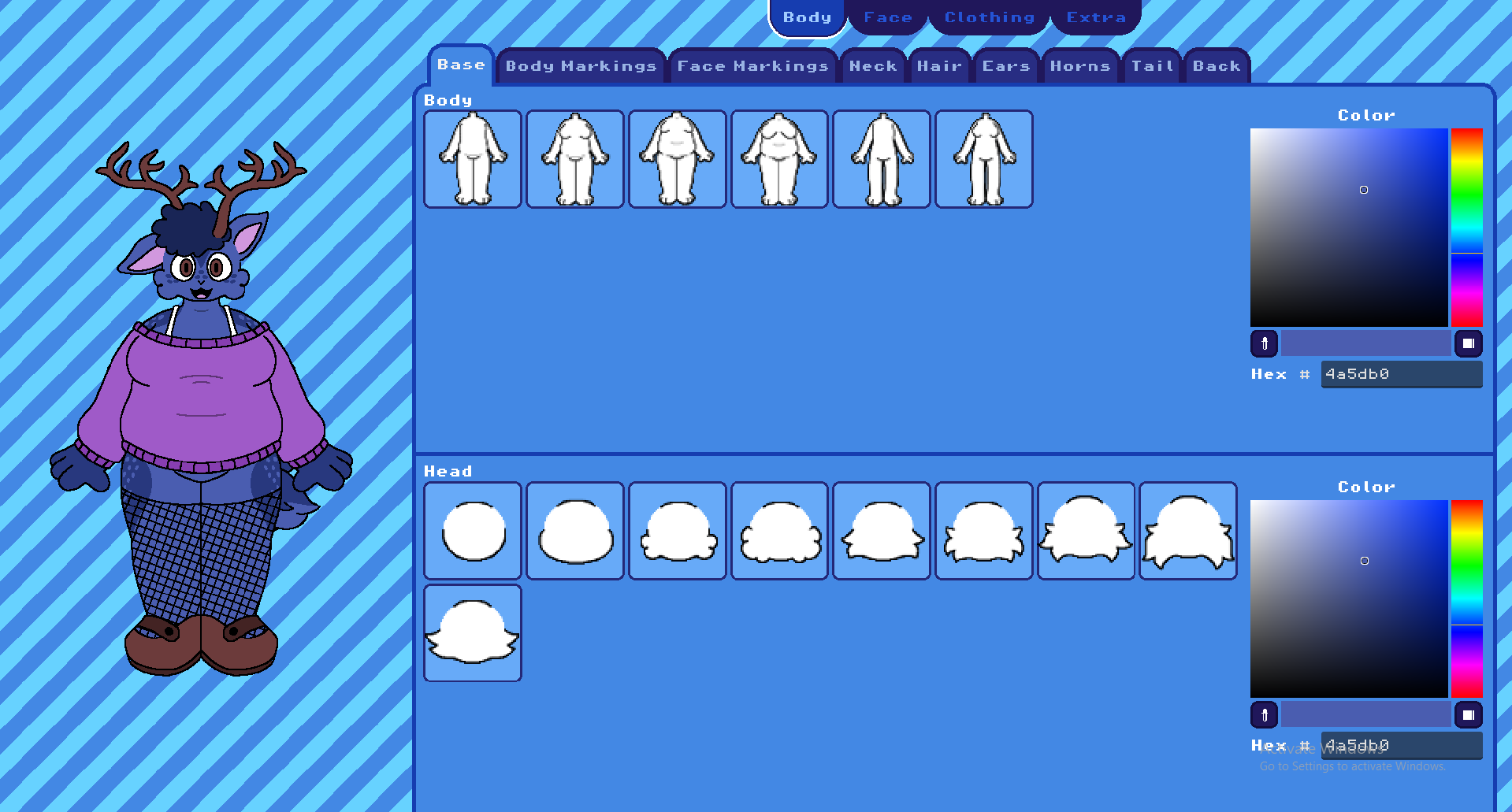 Screenshot 2 for Furry OC Creator