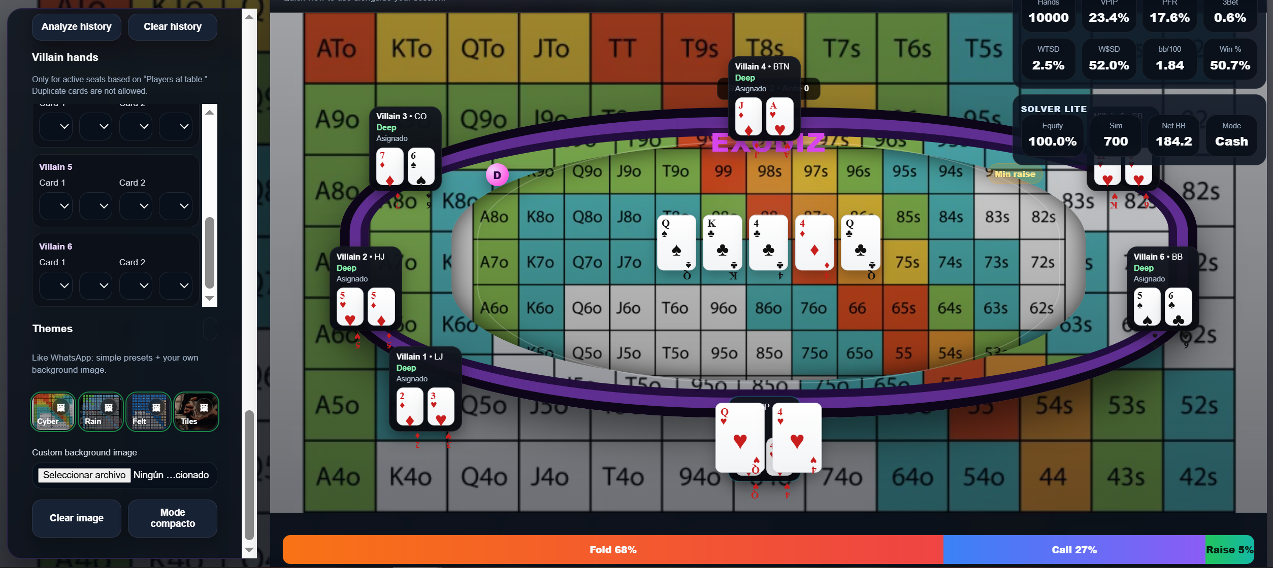 Screenshot 2 for Texas Hold'em Poker Advisor Companion