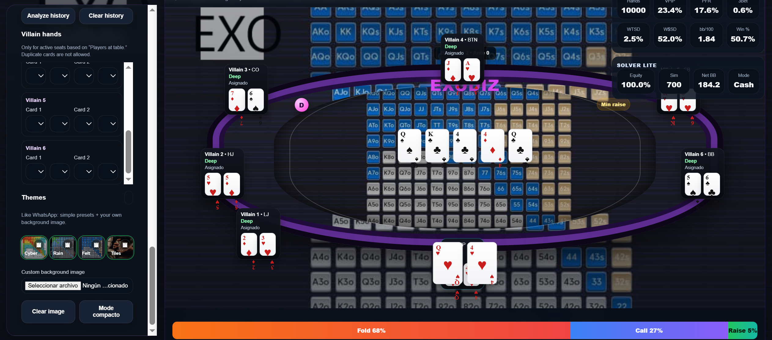 Screenshot 3 for Texas Hold'em Poker Advisor Companion