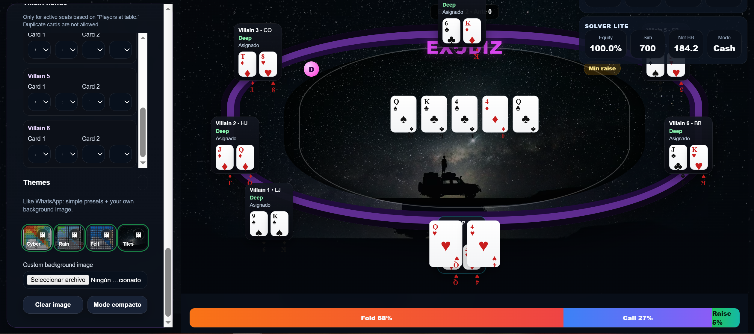 Screenshot 9 for Texas Hold'em Poker Advisor Companion