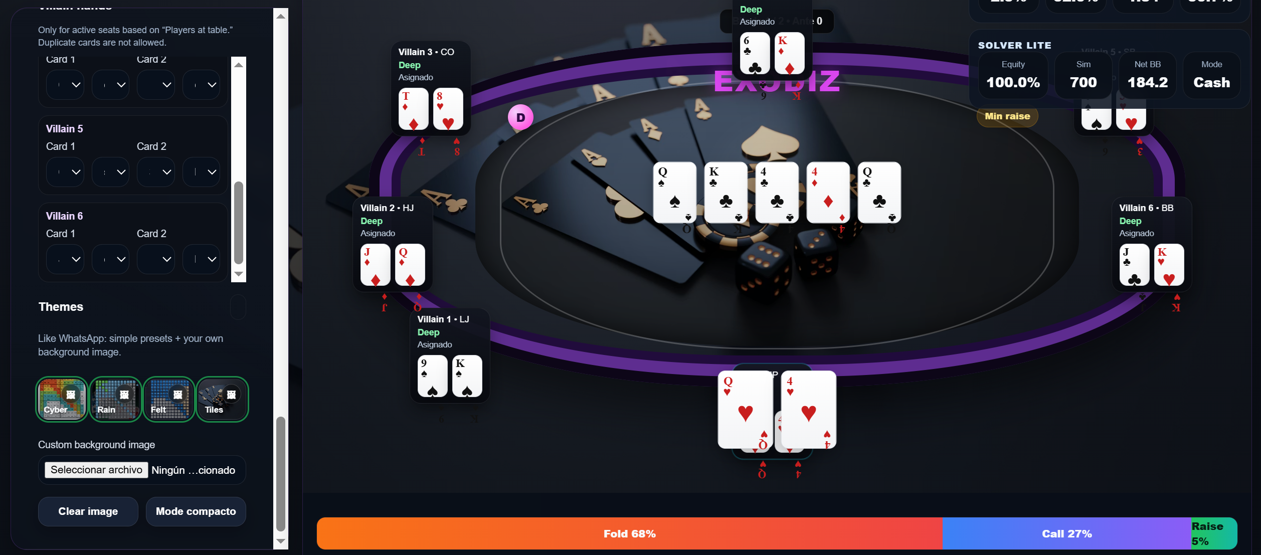 Screenshot 8 for Texas Hold'em Poker Advisor Companion