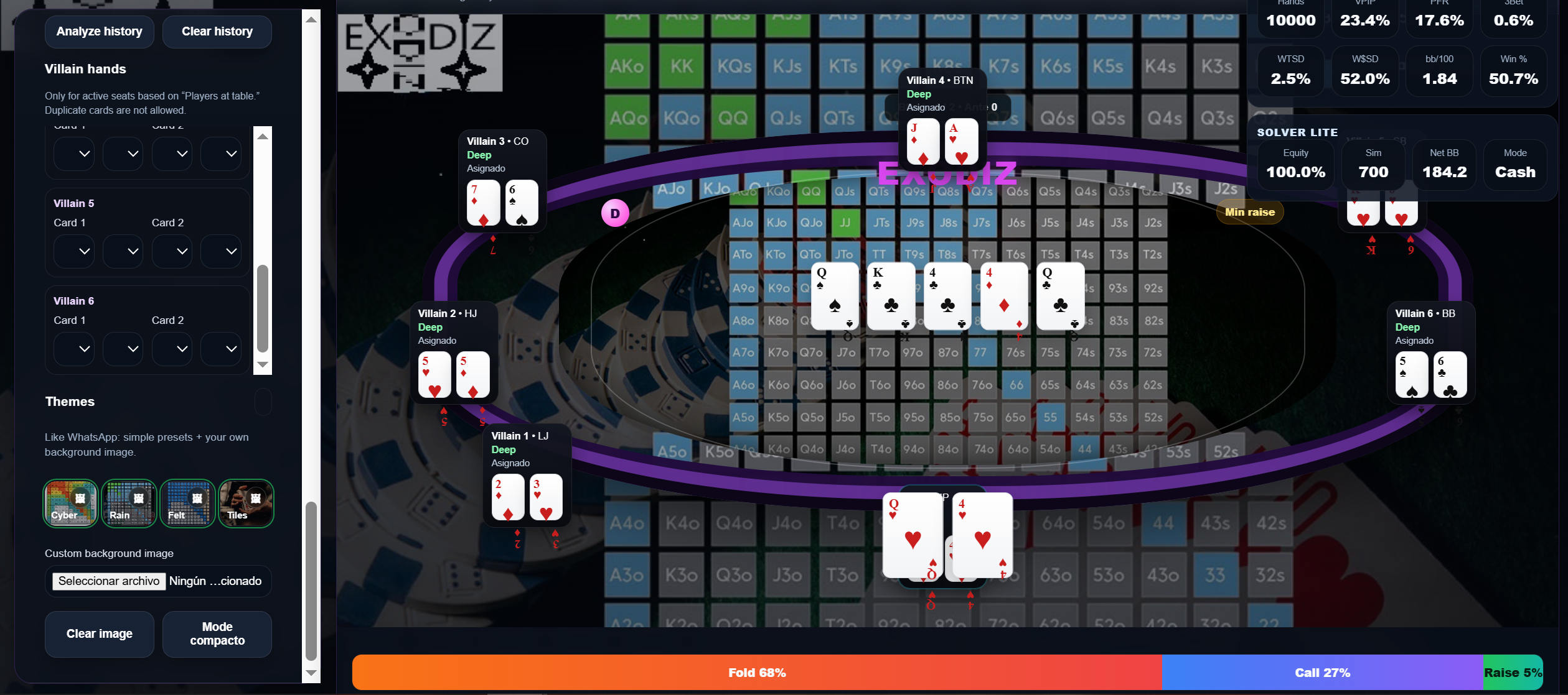 Screenshot 5 for Texas Hold'em Poker Advisor Companion