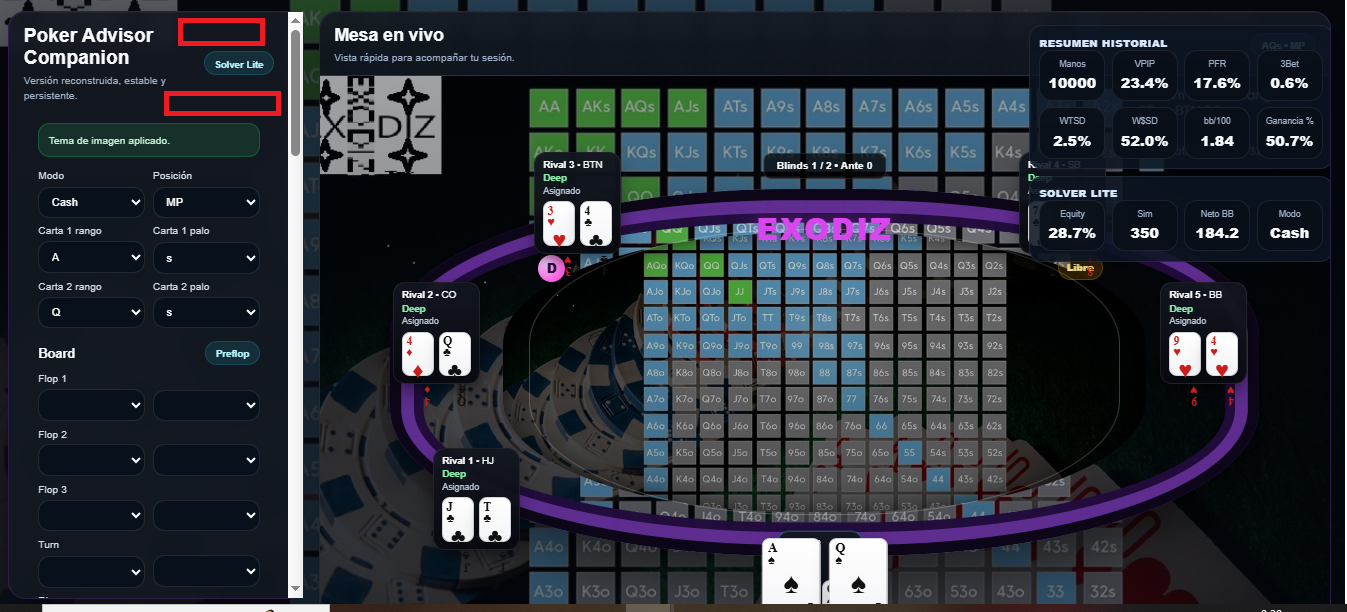Screenshot 10 for Texas Hold'em Poker Advisor Companion