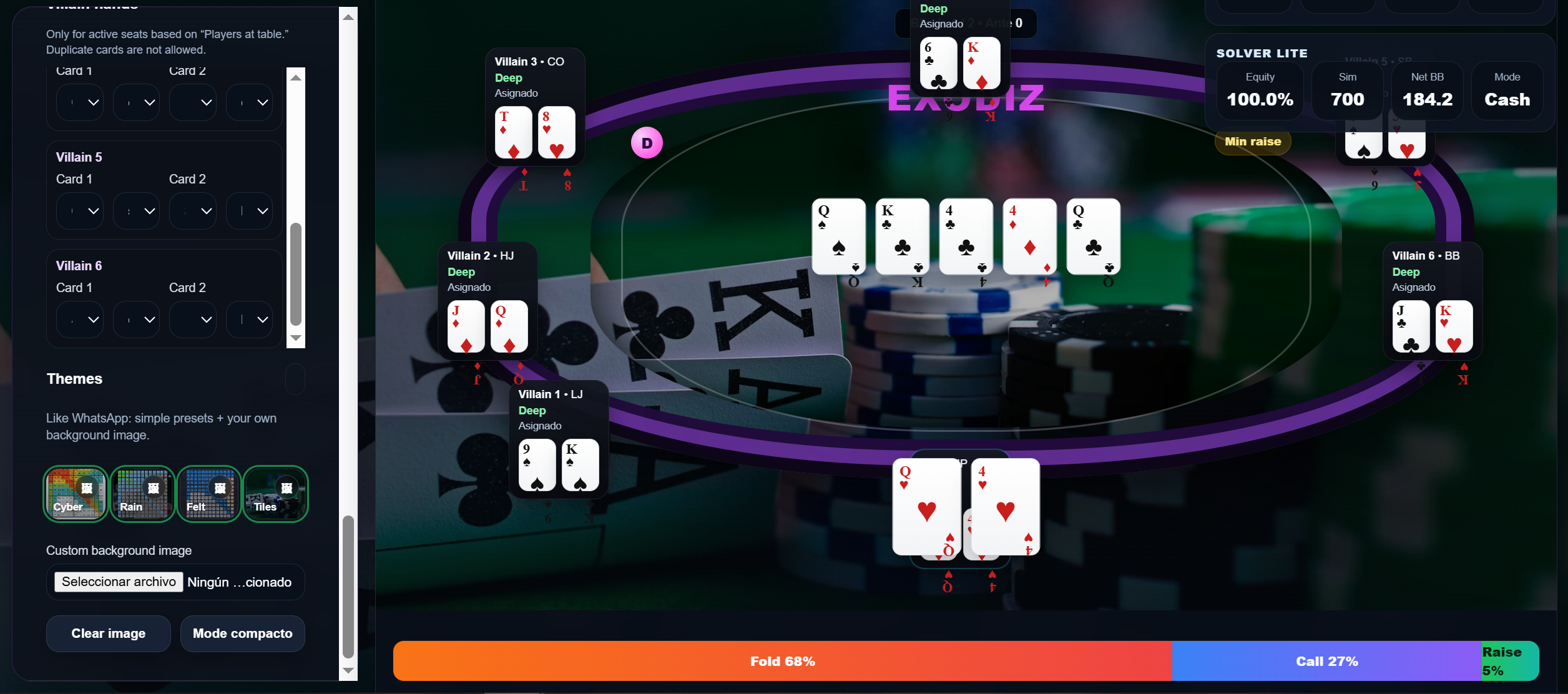 Screenshot 7 for Texas Hold'em Poker Advisor Companion
