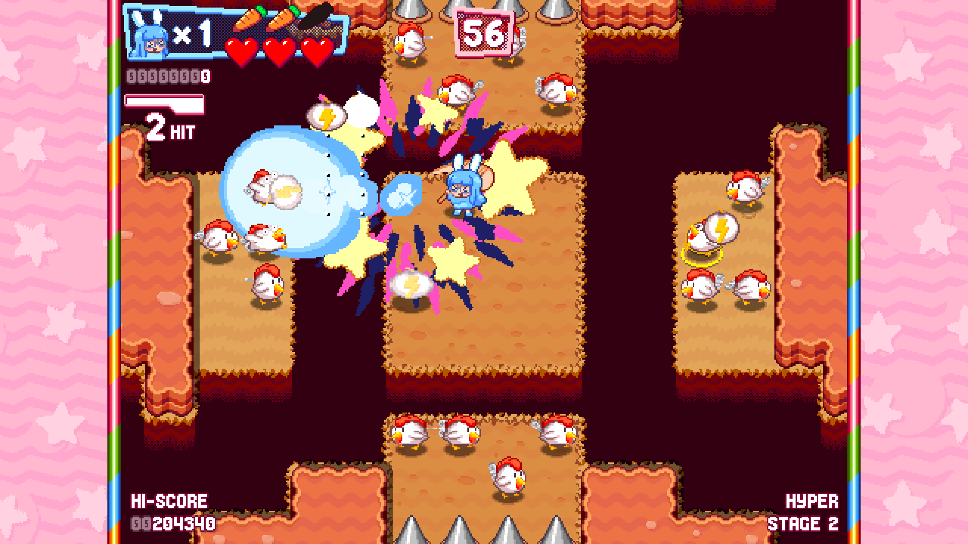 Screenshot 5 for Hyper Bun Buster: Rocket Hammer Action (demo)