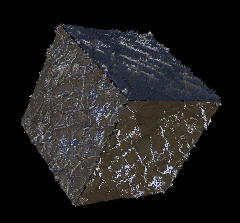 Stylized Glowing Blue Runes - Seamless PBR Texture Map by kaczor237