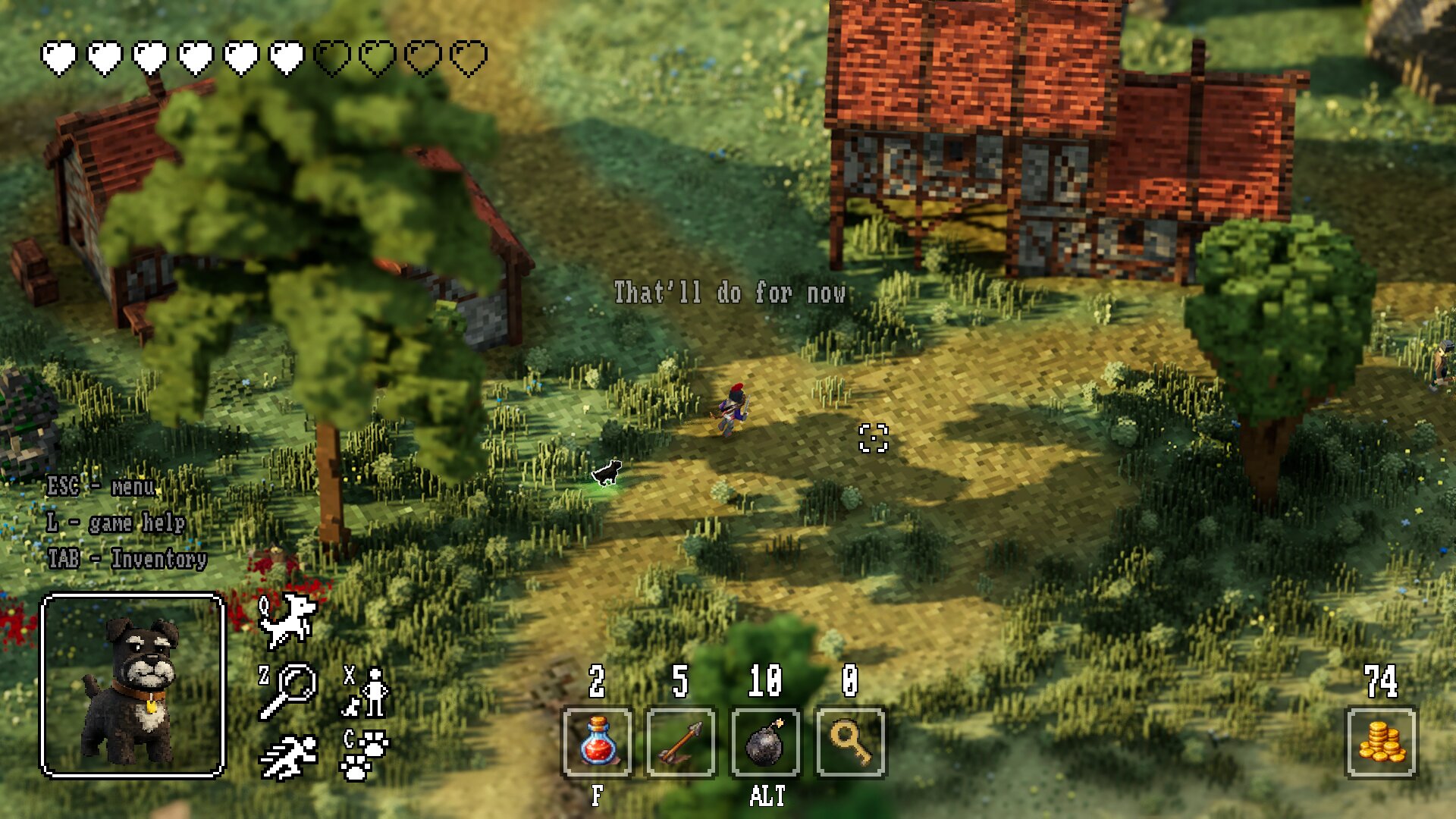 Screenshot 2 for Voxborn. Raise of a nameless knight - demo