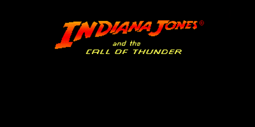 Cover image for Indiana Jones and the Call of Thunder