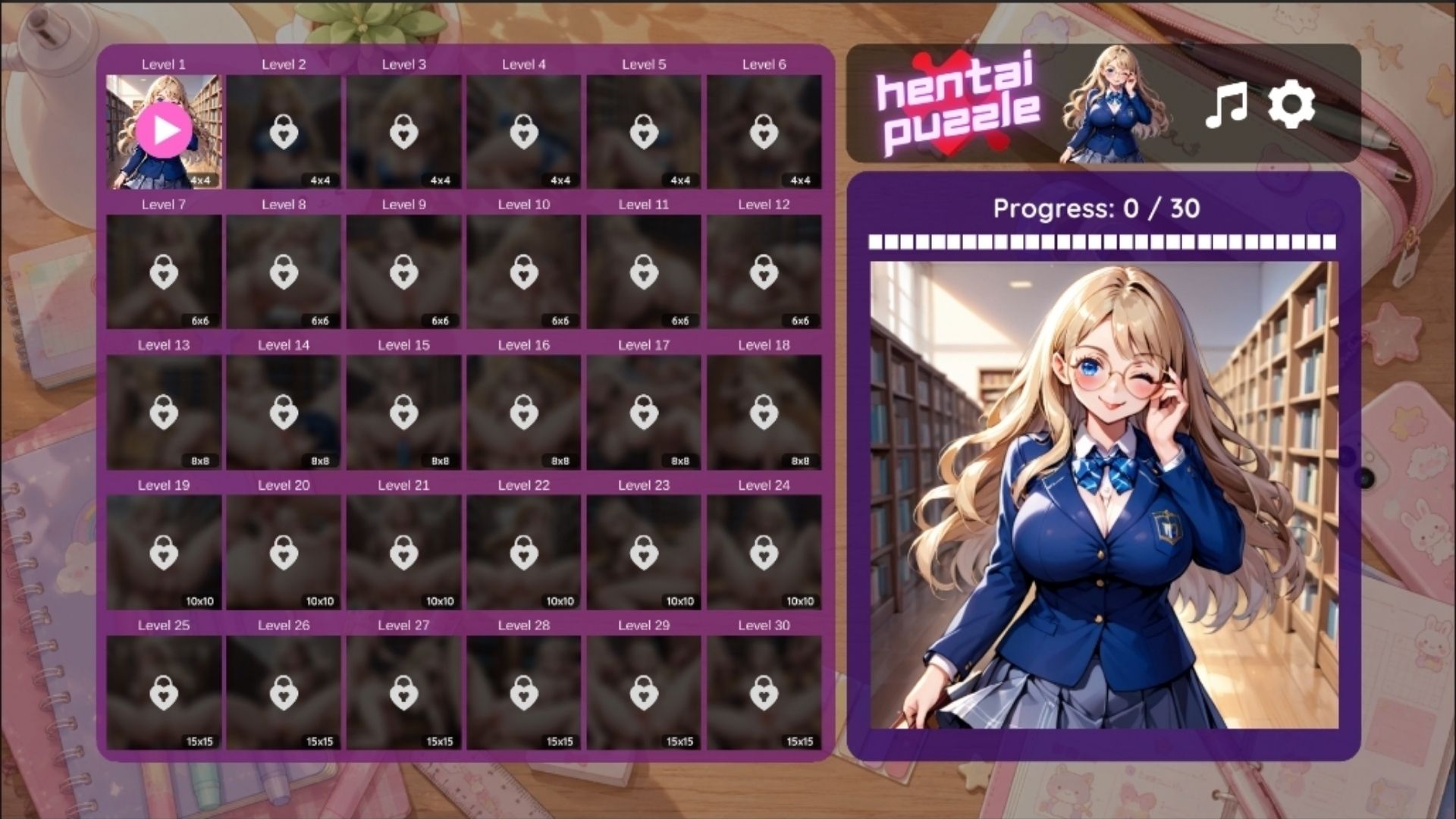 Screenshot 5 for Hentai Puzzle: Lily 🧩🔞