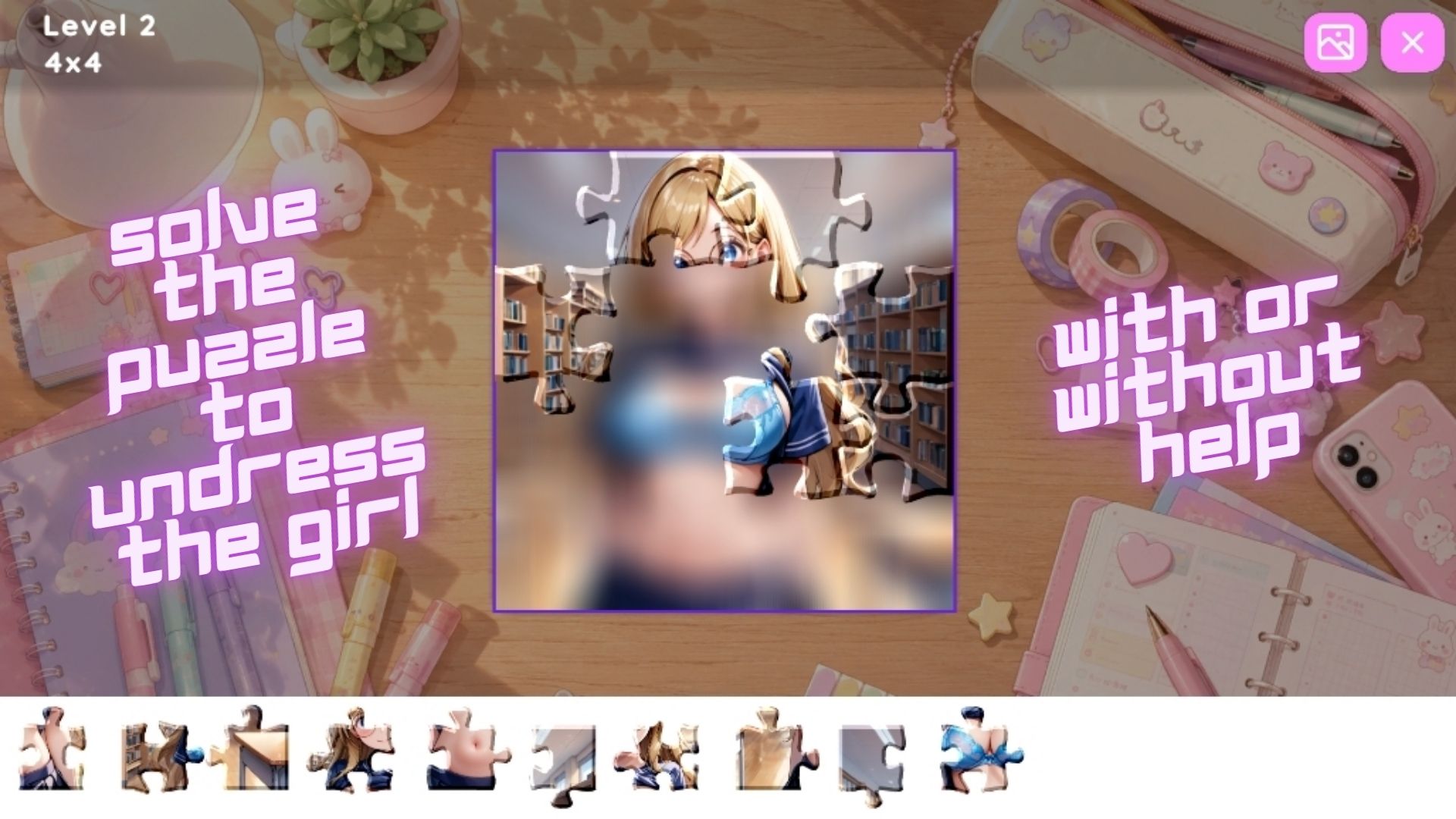 Screenshot 2 for Hentai Puzzle: Lily 🧩🔞