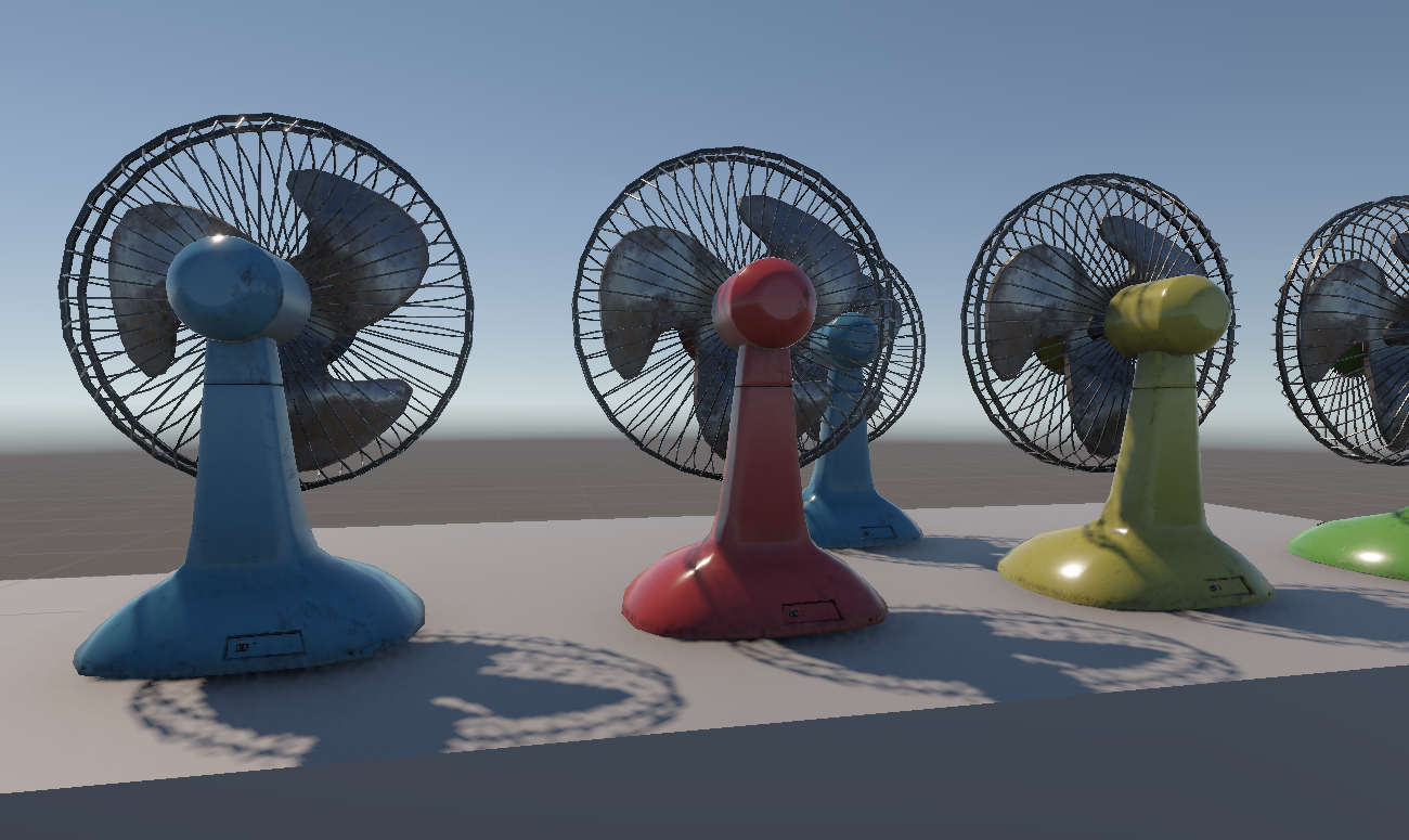 Fan Type Animation Fan Animated - 3D Model by RayznGames