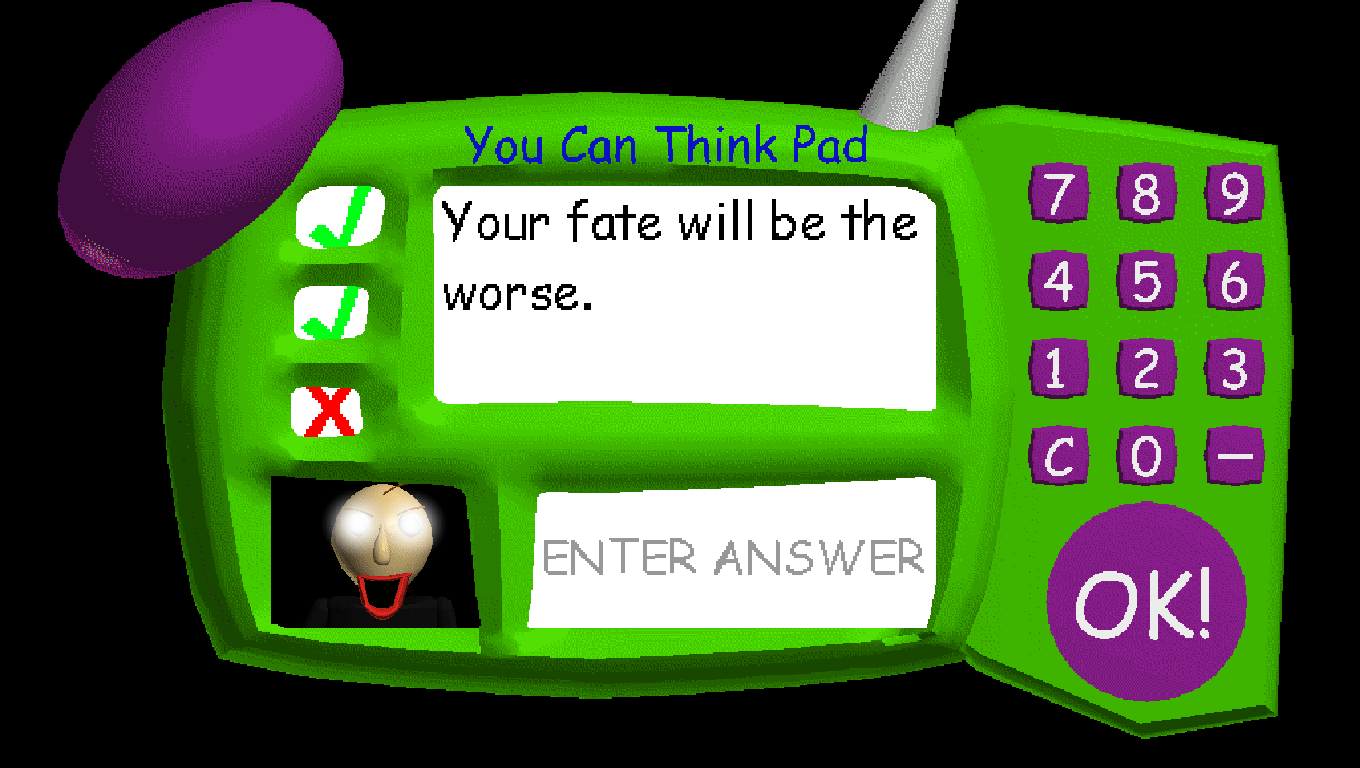 Screenshot 3 for Baldi's Basics The Darkness Chaos
