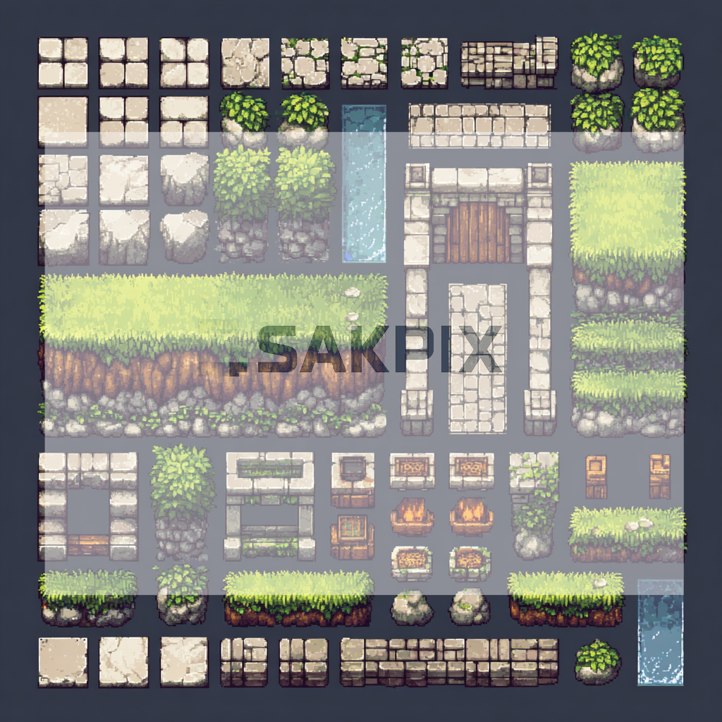 Ultimate RPG Biomes Raw Tileset Pack (Forest, Desert, Snow, Underwater ...