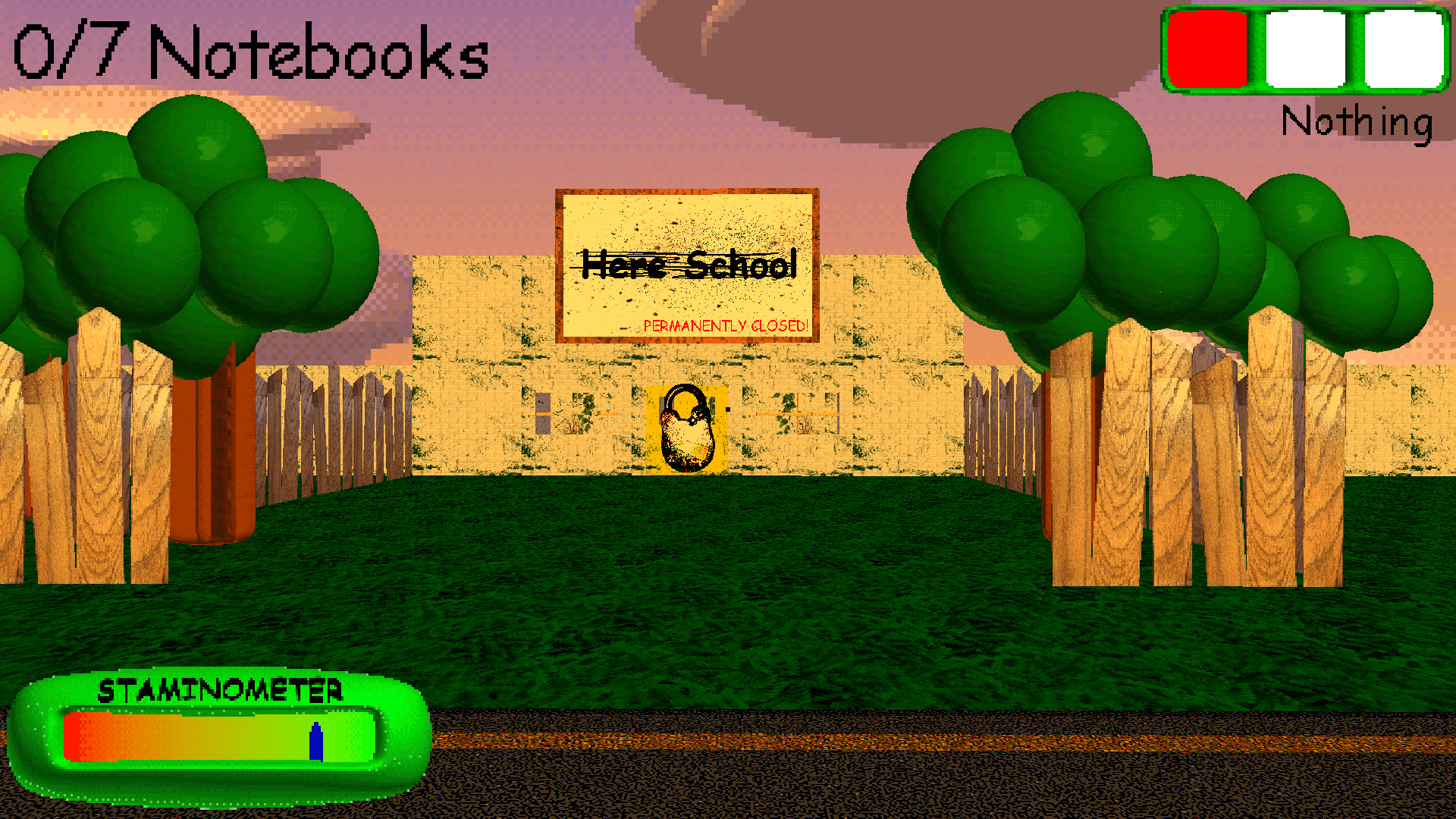Screenshot 2 for It's All Gone (Baldi Mod) (Reupload)