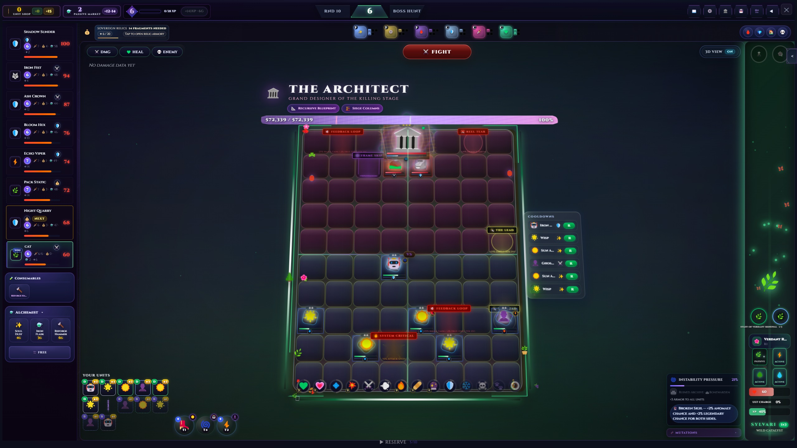Screenshot 2 for Apotheosis Paradox - Ghost Arena(Autobattler)
