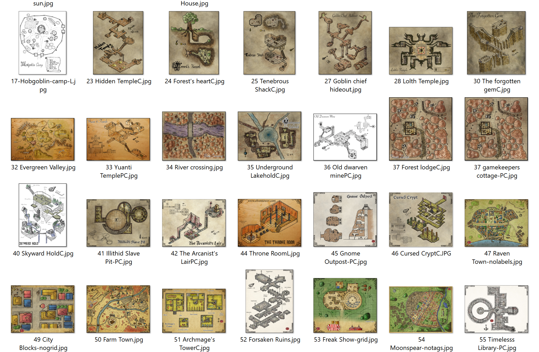 CCC collection - Stock Art Maps - Creative Commons - Volume 1 by Elven ...