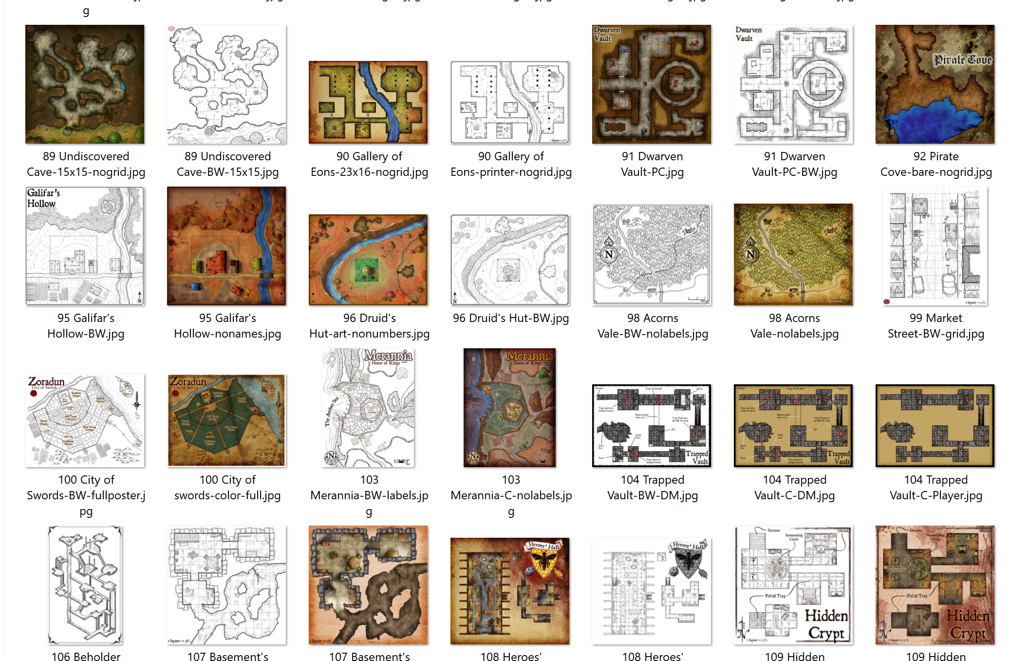 CCC collection - Stock Art Maps - Creative Commons - Volume 1 by Elven ...