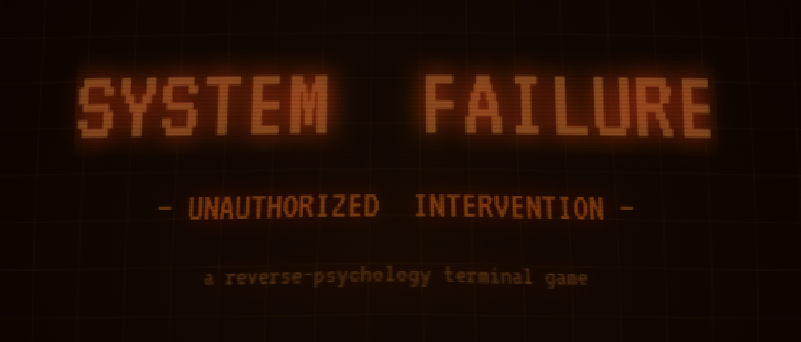 Screenshot 2 for SYSTEM FAILURE // UNAUTHORIZED INTERVENTION