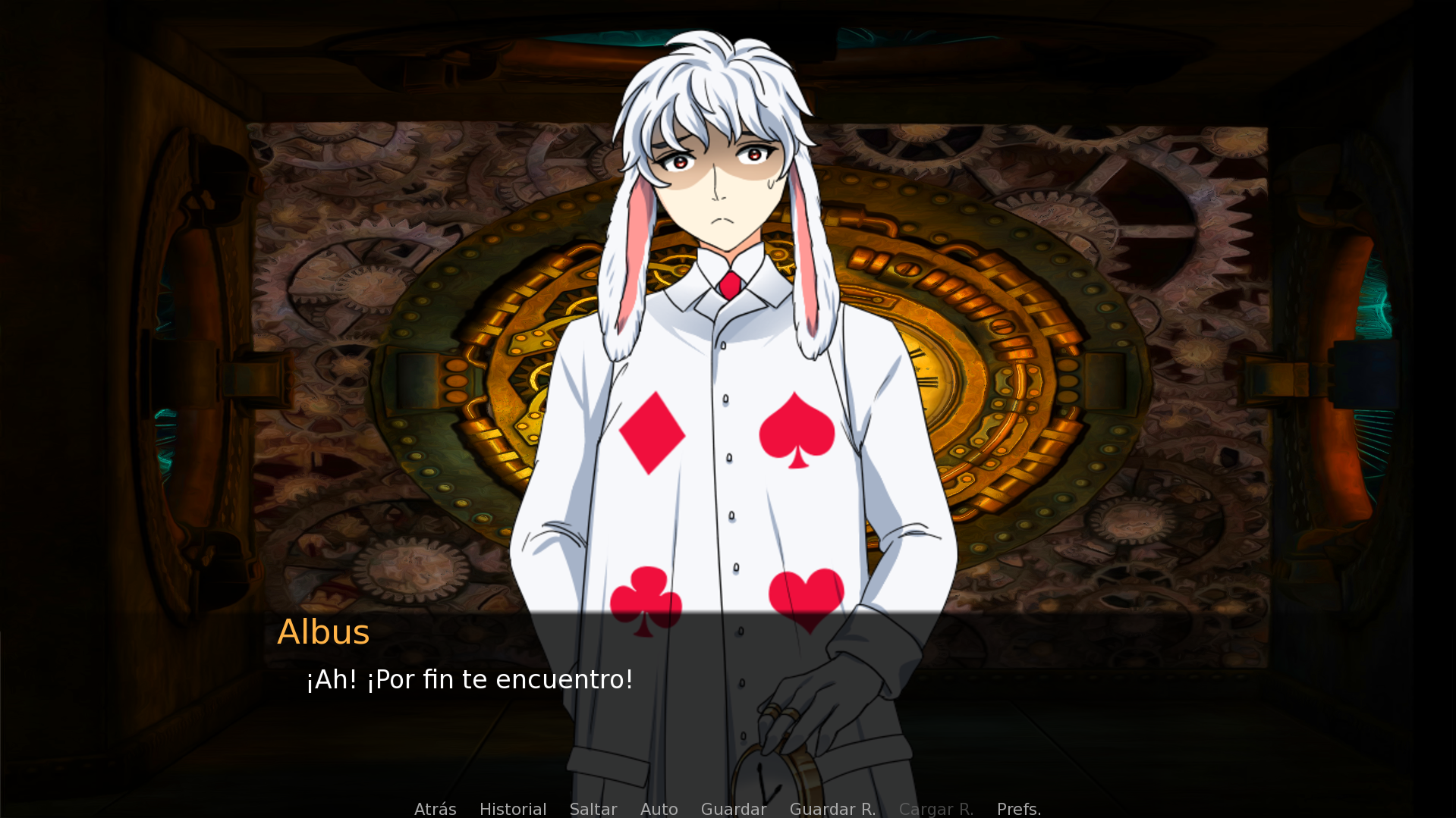 Screenshot 2 for Perdida en Wonderland - Novela Visual Otome