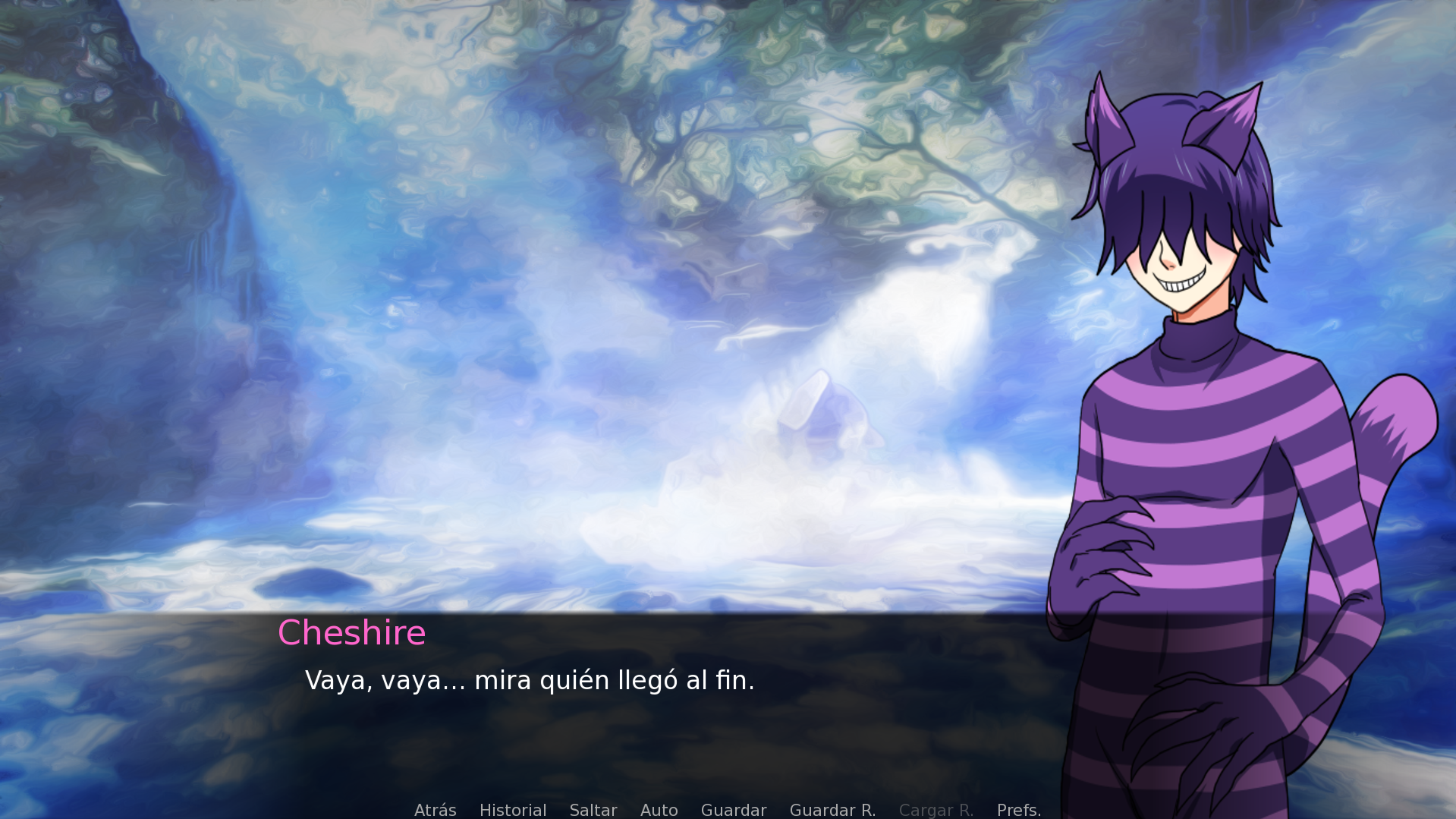 Screenshot 3 for Perdida en Wonderland - Novela Visual Otome