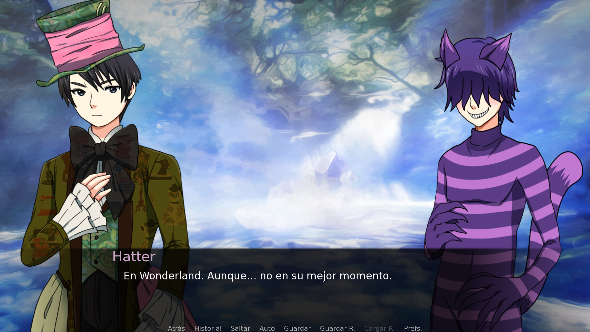Screenshot 4 for Perdida en Wonderland - Novela Visual Otome