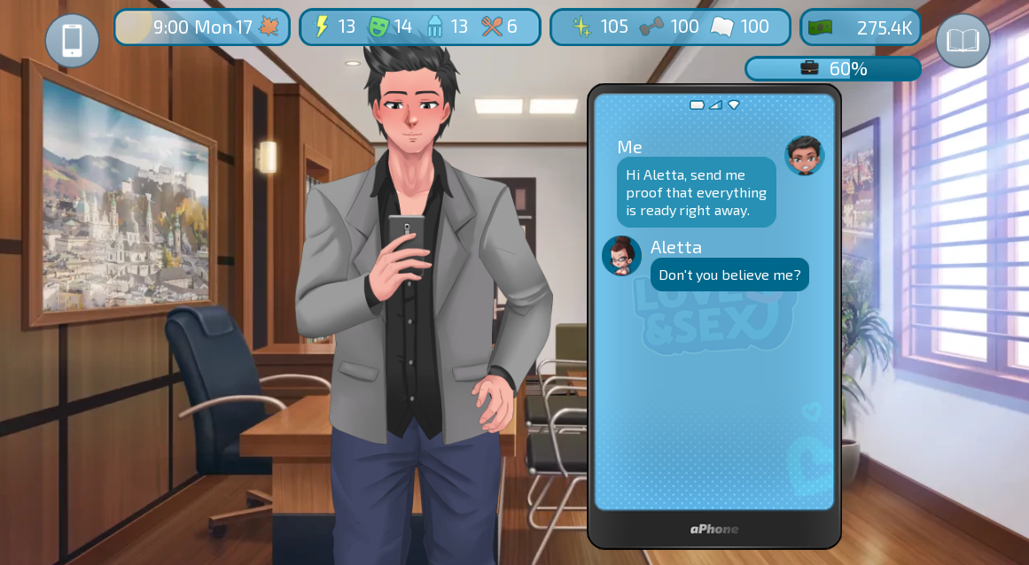 Screenshot 4 for Love & Sex: Second Base - Hack Mod