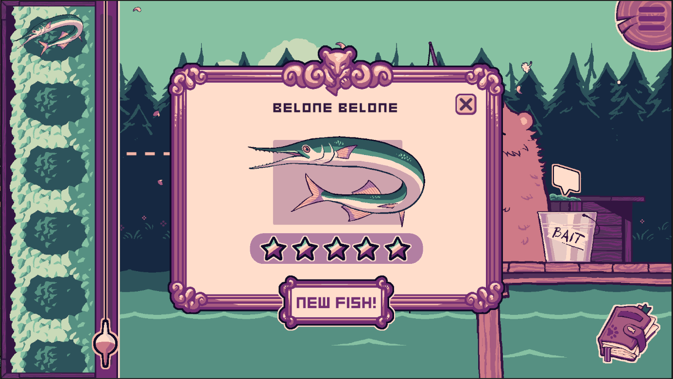 Screenshot 4 for Bear and Hunger - Mayble's Colorful Fishing