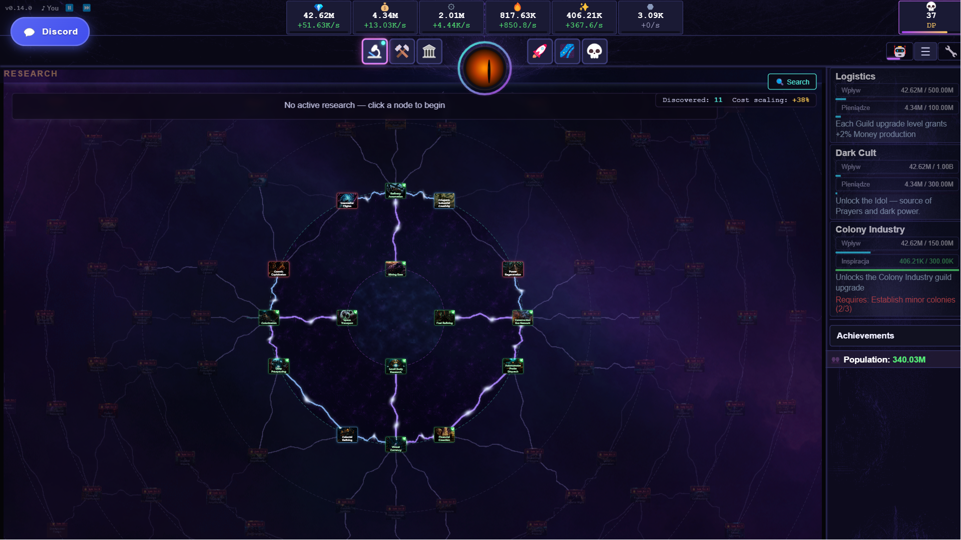 Screenshot 5 for The Void Watcher: Idle Empire
