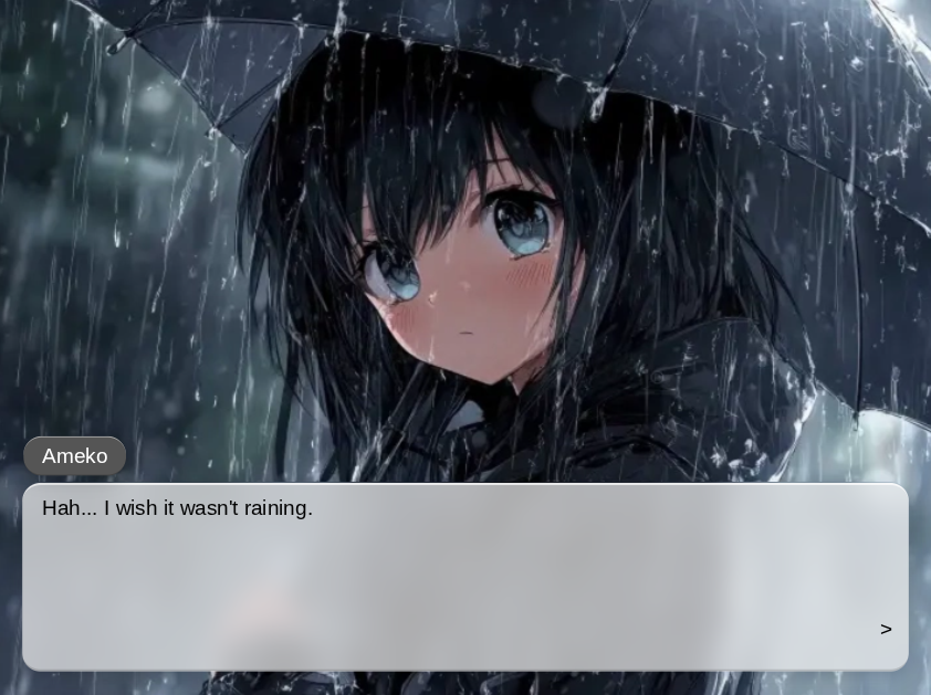 Screenshot 2 for Dreary, Wet Rain~JA version~