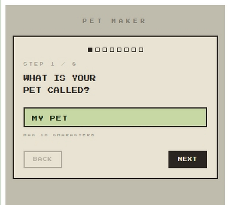 Virtual Pet Game Maker by UselessCreations
