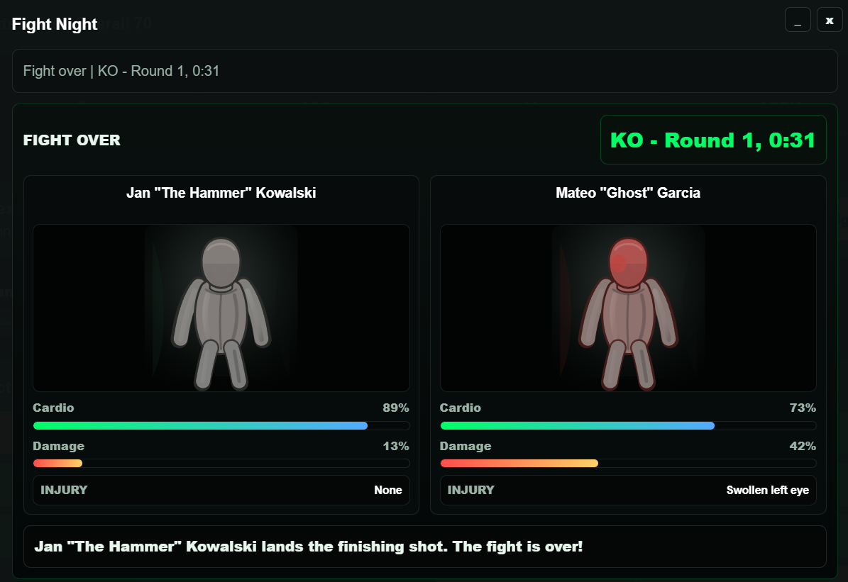 Screenshot 3 for Cage Legacy - MMA Career Simulator