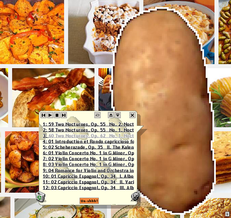 Electric Love Potato Playlist Player by alienmelon